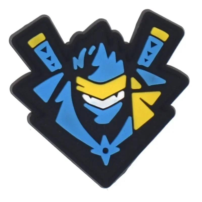 Fortnite Crocs Shoe Buckle Cute DIY Croc Charm Female Garden Shoes Decor Party Girls boys Gifts