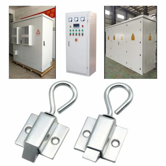 Window Gate Security Pull Ring Spring Bounce Door Bolt Anti-theft  Latch Lock Carbon Steel Retractable Hasp Industrial Hardware