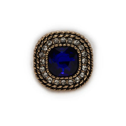 5pcs Rhinestones Retro Metal Shank Button Sewing Home Clothing Handmade Crafts Accessories Decor 18-25mm