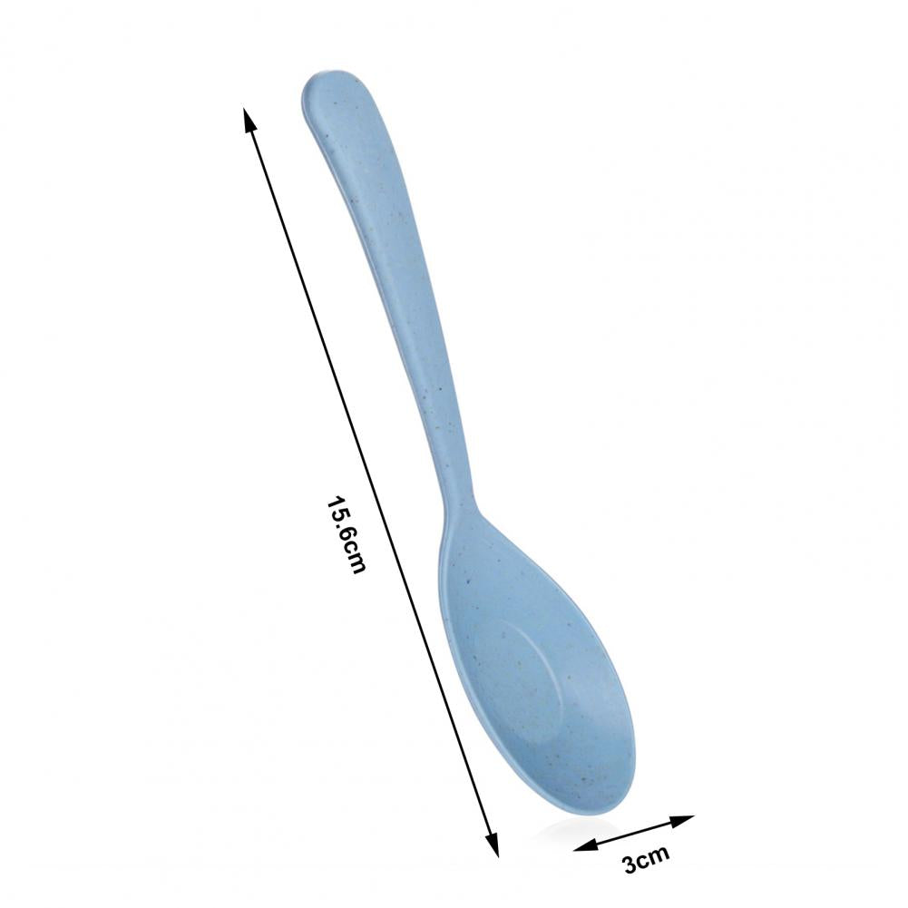 Soup Spoon Long Handle Cereal Spoon Plastic Serving Spoon Microwave Dishwasher Safe Porridge Spoon Kids Tableware Dinner Spoon