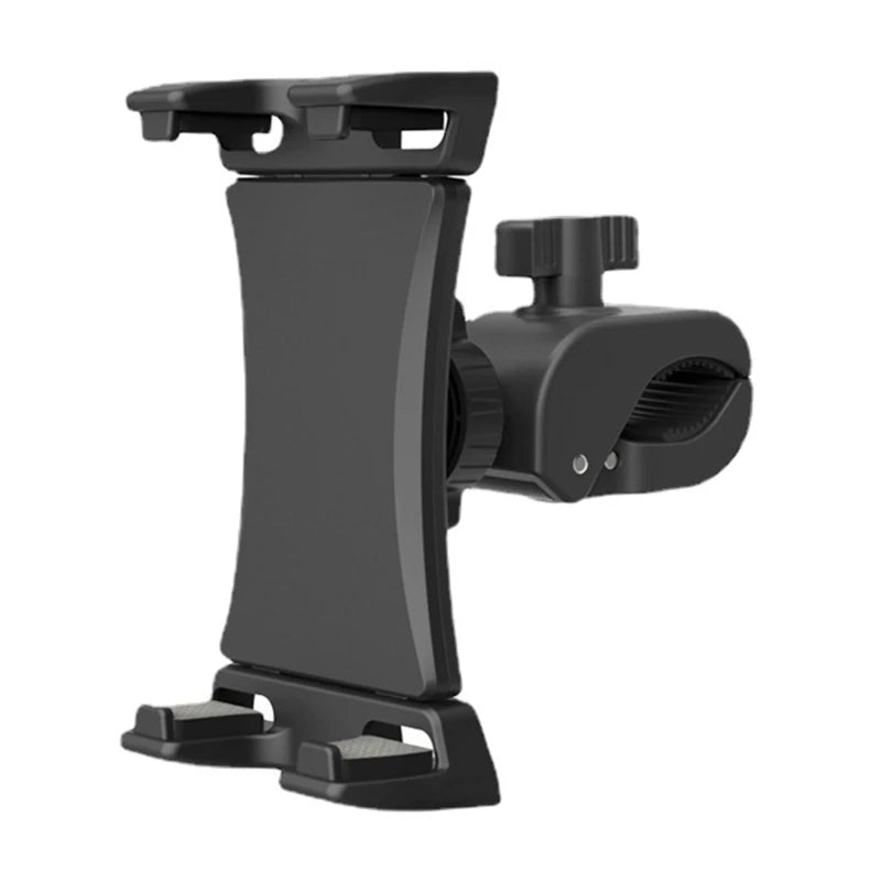 DN59 Bike Tablet Mount, Motorcycle Bicycle Tablet Holder, Cycling Handlebar Tablet Clamp 360 Rotation for 4.7-13" Tablet