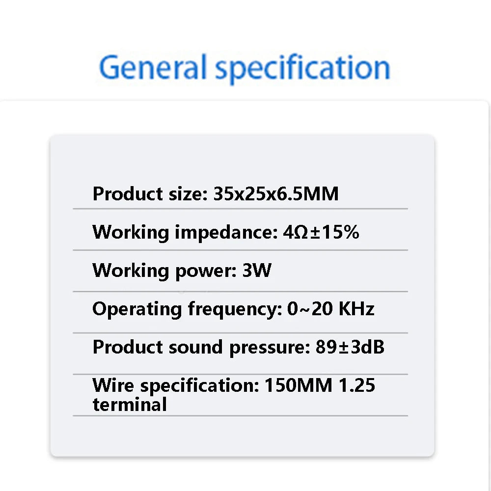 1PCS 2831/3128 Speaker 4 Ohm 3 Watt 4R 3W Full Range Cavity Sound Speaker HIFI Speaker Accessories 3525 4 ohm ultra-thin speaker