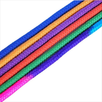 Rainbow Color Gymnastics Arts Rope Artistic Professional Rhythmic Rope 3M Colorful Gymnastics Jumping Props Sport Tools