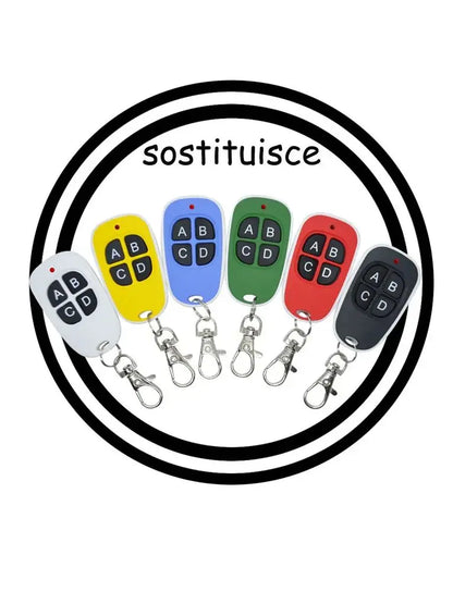 433.92MHz FLOR FLO2RS Rolling FLO4RS ON1 ON2 ON4 INTI1L INTI2L INTI1Y INTI2Y Garage Gate Opener Remote Control 2PCS