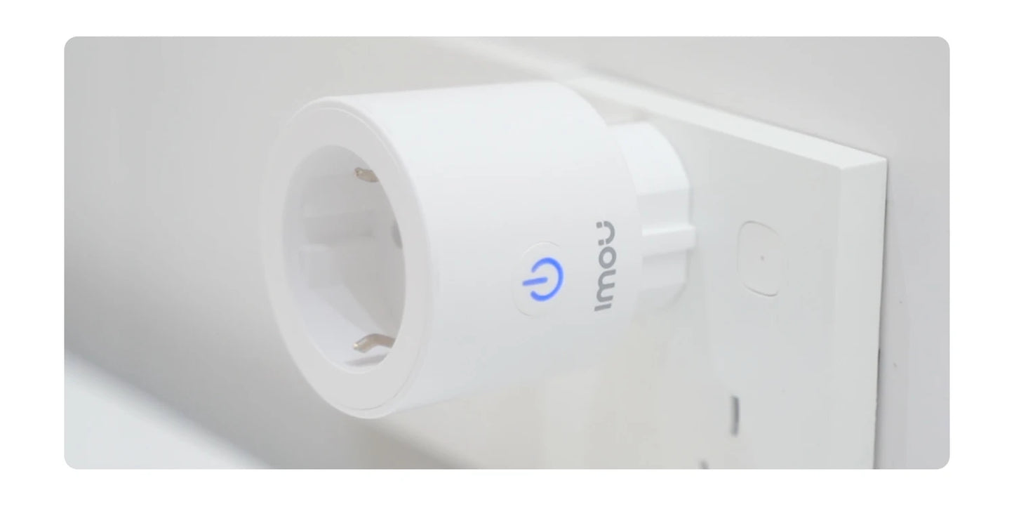 IMOU CE1 Smart Socket EU Smart Plug With Power Energy Monitoring Remote Control Voice Control Support Alexa Assistant 220-240V
