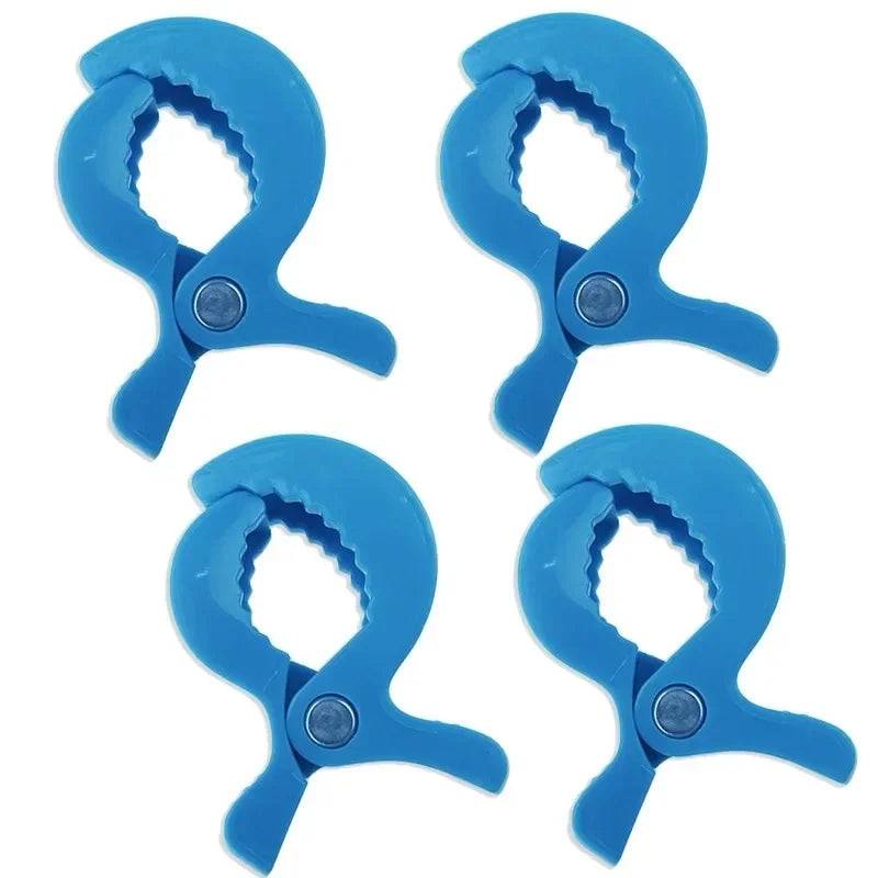 1-4Pcs Baby Stroller Clamp Alligator Clip Pram Peg Portable Stroller Hook Baby Car Seat Clips Toddler Baby Stroller Accessories