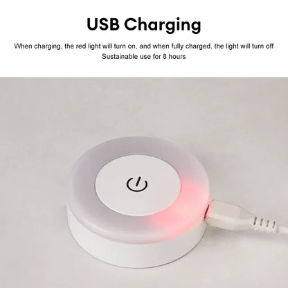 Energy Saving LED Home Appliance Sensor Night Light Home-appliance USB Rechargeable Room Decor Magnetic Wall Lamp Lighting
