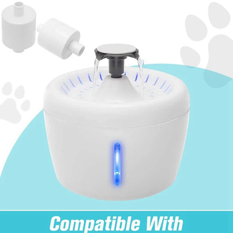 4Pcs Cat Water Fountain Filter Dog Drinking Dispenser Filter Flowing Fresh Water/Loop Filter Automatic