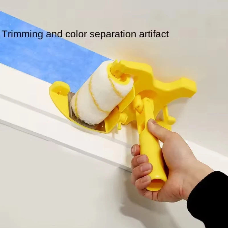 Paint Edger Roller Brush Paint Edger Roller Multifunctional Interior Paint Trimmer for Room Wall Ceiling Indoor Outdoor Painting