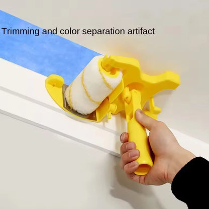 Paint Edger Roller Brush Paint Edger Roller Multifunctional Interior Paint Trimmer for Room Wall Ceiling Indoor Outdoor Painting