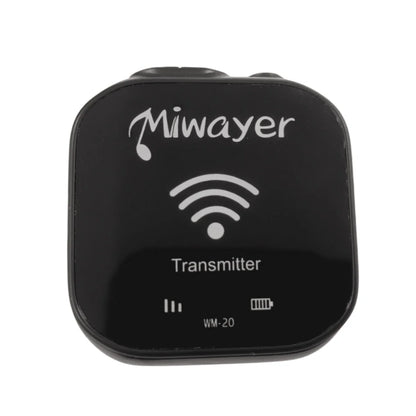 Miwayer 5.8G Wireless In Ear Monitor System Transmitter Receiver System IEM System with Transmitter Receiver Automatic Pairing