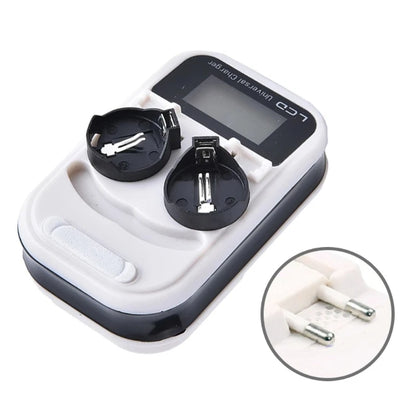 Button Battery Charger Rechargeable LCD Display for Button Lithium Battery LIR2016 LIR2025 LIR2032 ML2016 ML2025 ML2032