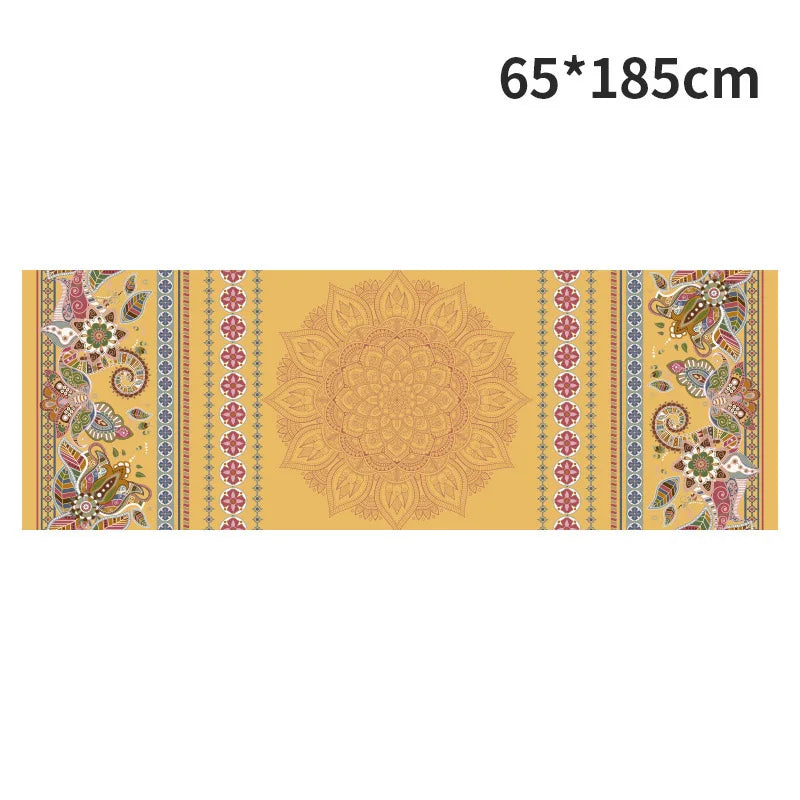 Portable anti-slip Printing Yoga Mat Spread Towels Absorb Sweat Fitness Yoga Towel Yoga Mat Yoga Towel Cooling Towel Ice Towel