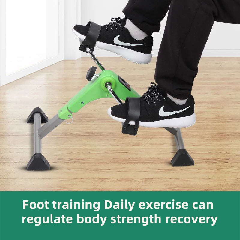 Pedals Exercise Bike Portable Mini Exercise Bike Bodybuilding Machine Elderly Rehabilitation Leg Arm Trainer Bicycle