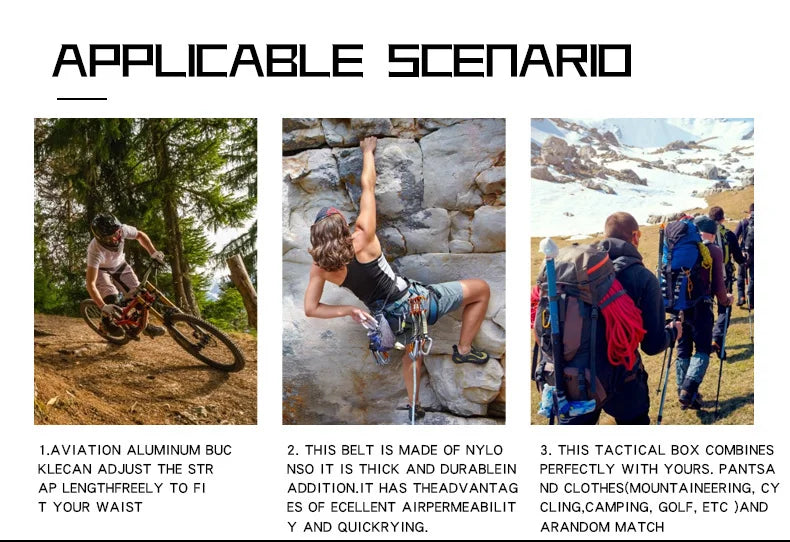 High Quality Men Belt Outdoor Hunting Men Belt Outdoor Work Training Belt Woven Belt Canvas Multi Function Belt Denim Belt