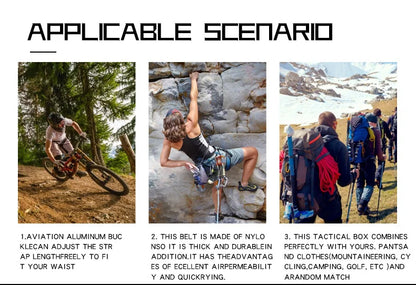 High Quality Men Belt Outdoor Hunting Men Belt Outdoor Work Training Belt Woven Belt Canvas Multi Function Belt Denim Belt