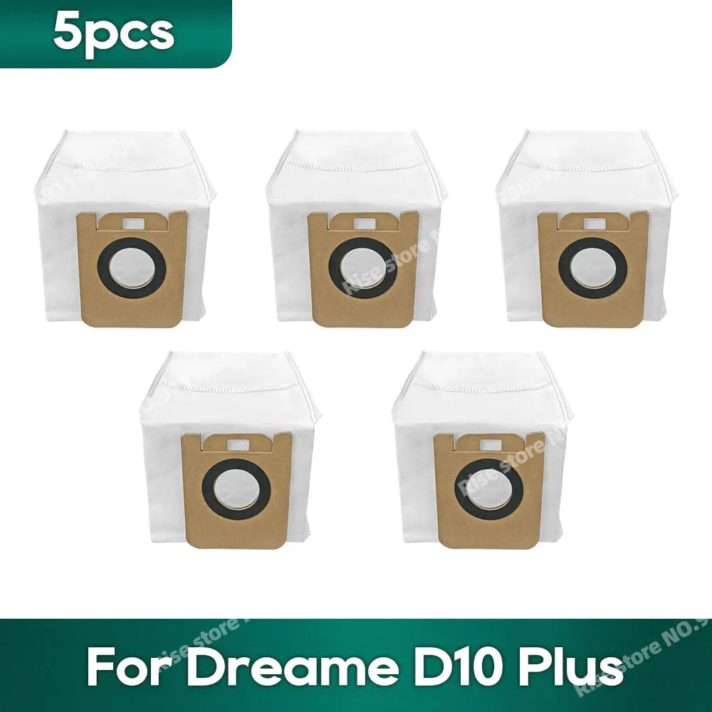 Compatible For Dreame D10 Plus / D9 Plus Robot Vacuums Spare Parts Kit Accessories Dust Bag Sack Replacement