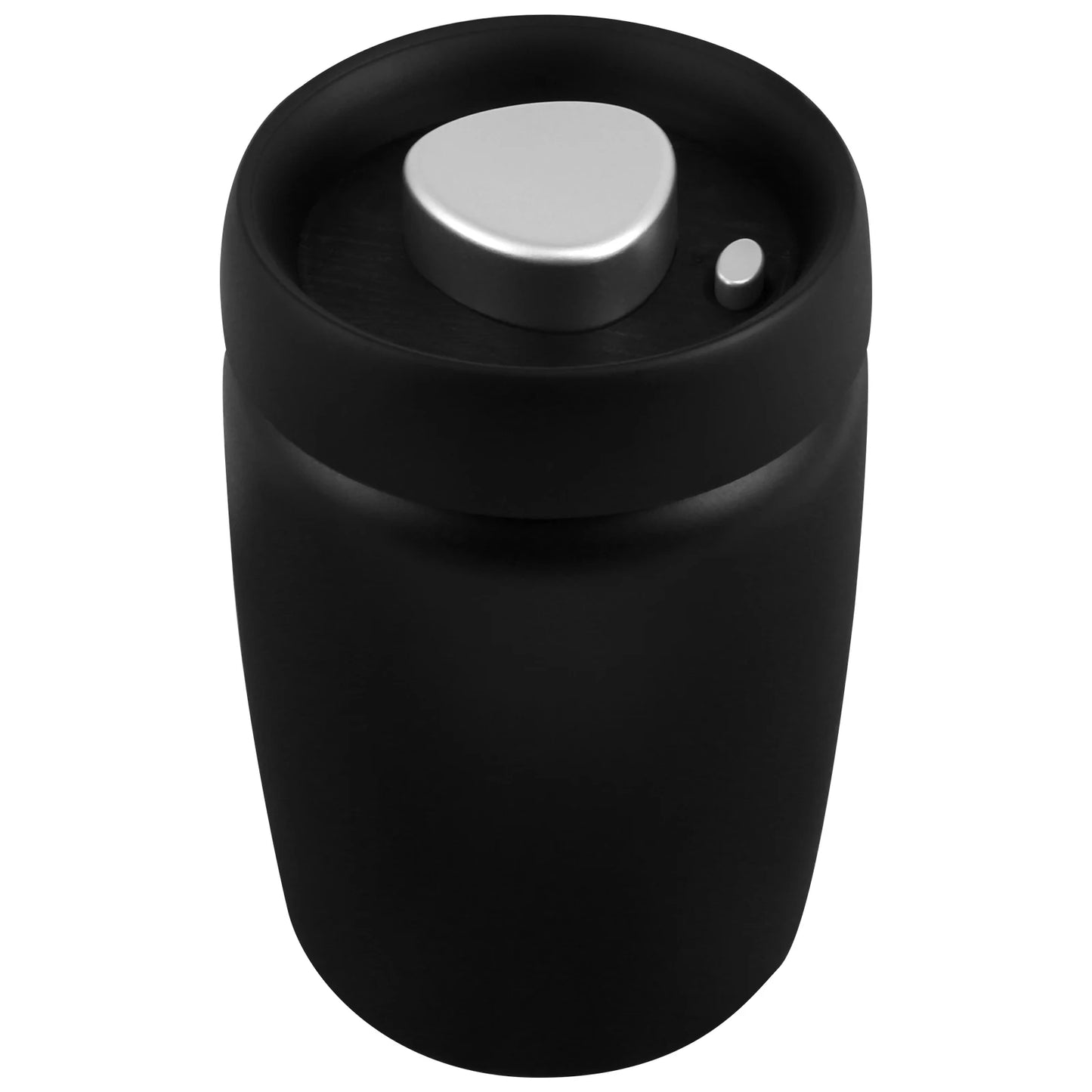 1200ml Vacuum Sealed Jug Coffee Beans Stainless Steel Canister Food Grains Candy Storage Jug Keep Fresh Moisture-proof