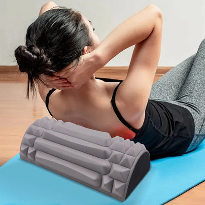 Foam Roller Yoga Column High Density EVA Massage Roller Multi-Function Portable Muscle Roller Half Round for Yoga Pilates