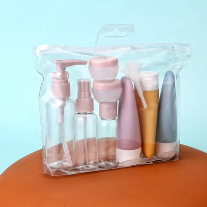 11PCS Travel Bottles Set, Travel Containers Leak-Proof Silicone Squeezable Containers Bottles Set for Shampoo Conditioner Lotion