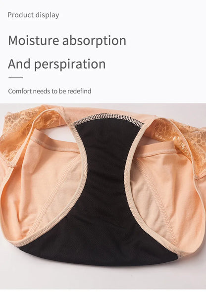 Menstrual Period Panties Women Cotton higth waist Leak Proof Widen absorbent underwear Physiological Briefs