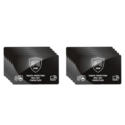 5/10PCS RFID Blocking Cards NFC Debit Credit Card Passport Protector Blocker Set Smart Anti-theft Design RFID Blocker