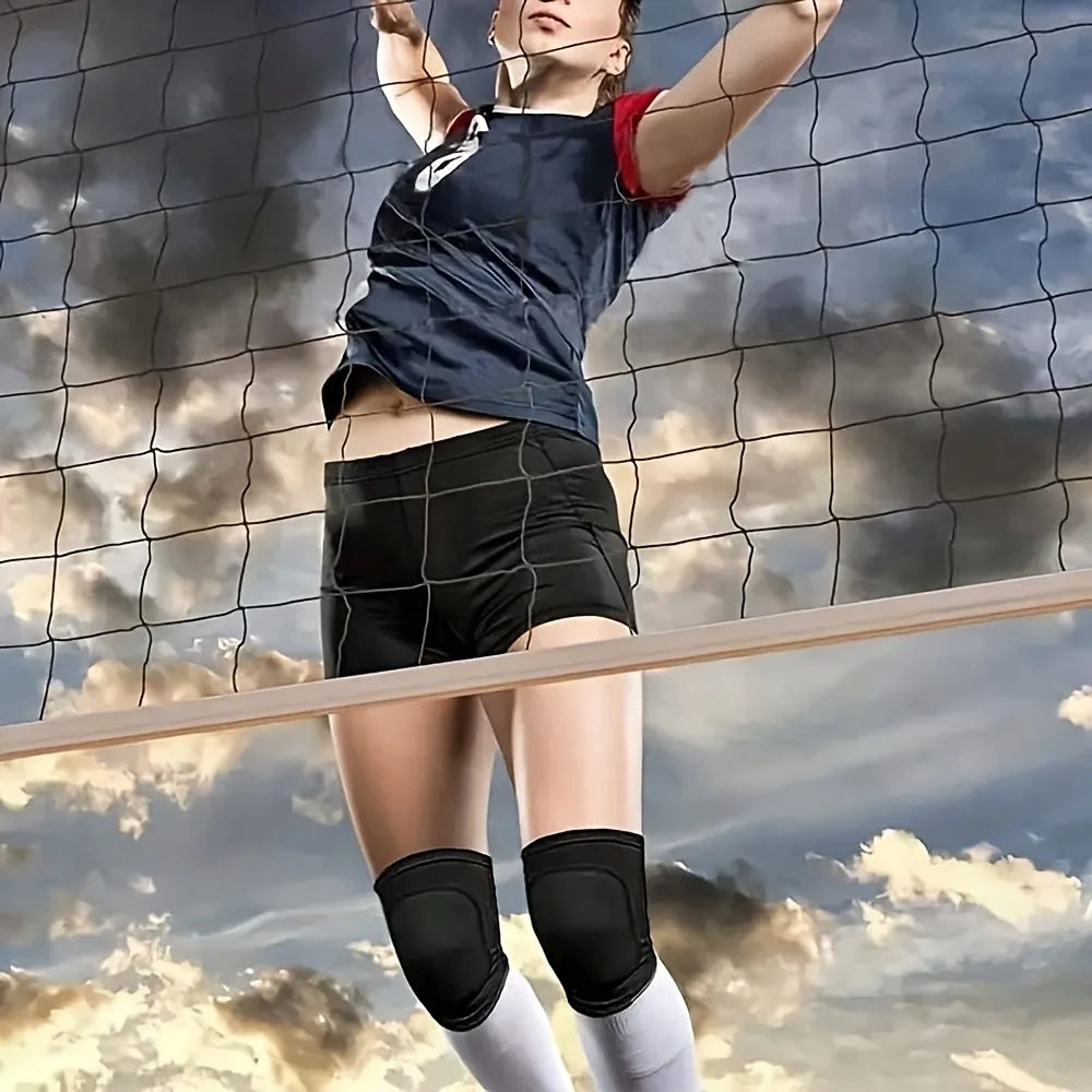 2pcs Sponge Knee Pads for Volleyball Players,Dancers,Yoga,Running,Cycling,Workouts,Knee Support Brace