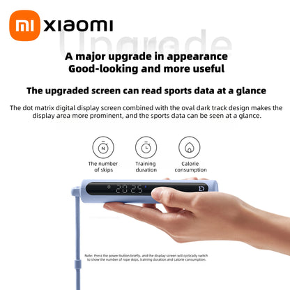 Xiaomi Mijia Smart Skipping Rope 2 High-precision Digital Counter With App Calorie Calculation Sport Fitness Jump Rope