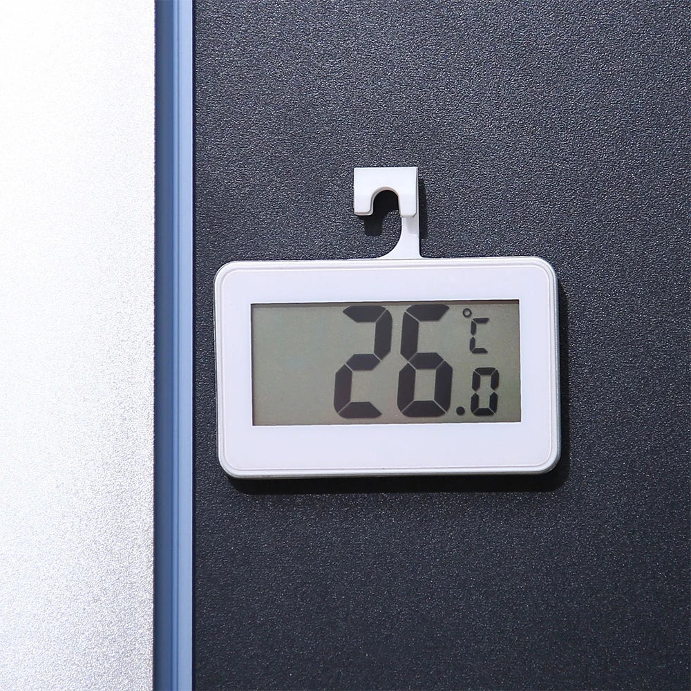 Electronic Refrigerator Thermometer Digital Freezer Room Thermometer Waterproof Fridge Temperature Monitor with Alarm Function
