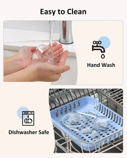 Baby Nasal Aspirator Electric Nose Cleaner with Built-In Music & Night Light Rechargeable Nose Booger Sucker for Infants Babies