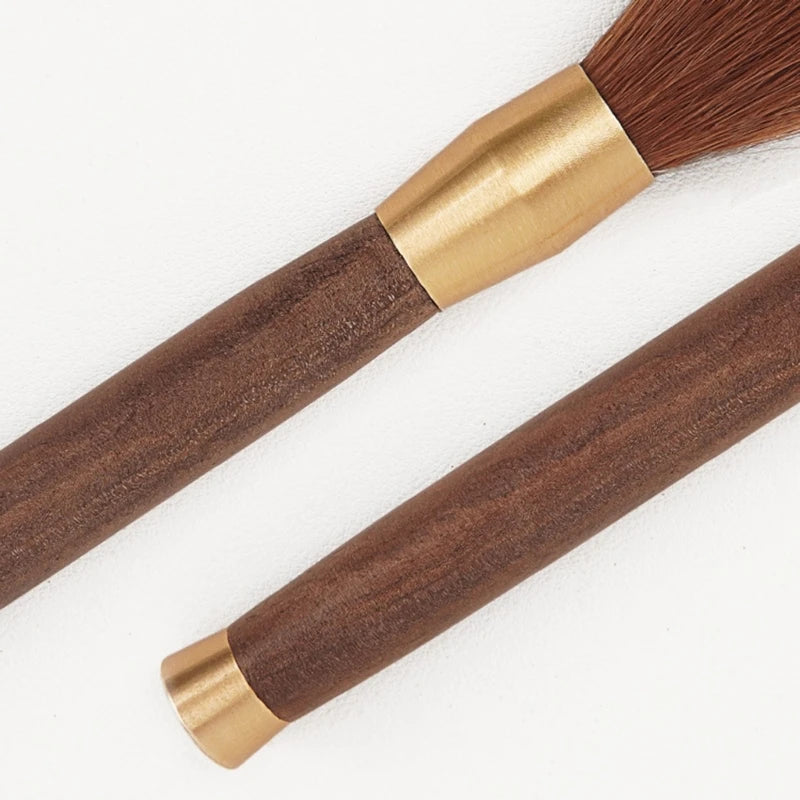 E5BB Elegant Wood Coffee Grinder Brush Kitchen Tool Coffee Accessories Coffee Powder Brush Coffee Cleaning Brush for Coffee