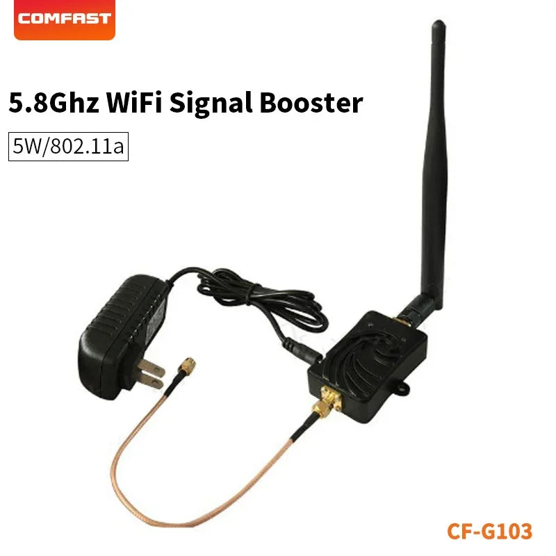 Comfast High Power Wifi Amplifier 2.4Ghz 4W Wi-fi Signal Booster&5.8G 5W Wi-Fi Router Extend Wireless Wi fi Range Extender
