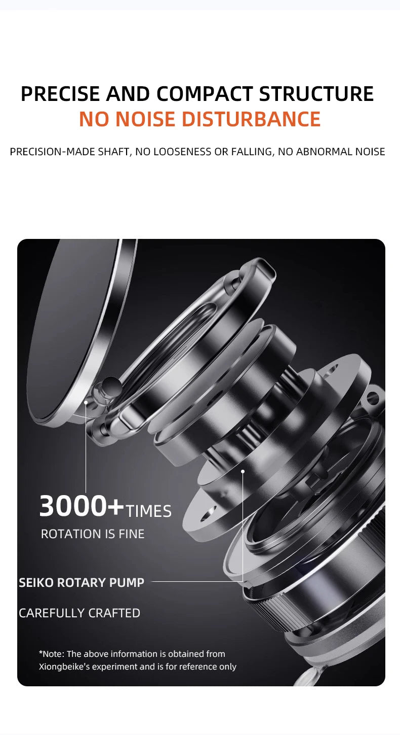 Foldable Car Phone Mount Dashboard Phone Bracket Ultra Magnetic Phone Holder 360 Degree Rotation Vacuum Suction Cup GPS Stand