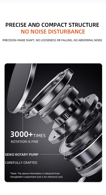 Foldable Car Phone Mount Dashboard Phone Bracket Ultra Magnetic Phone Holder 360 Degree Rotation Vacuum Suction Cup GPS Stand