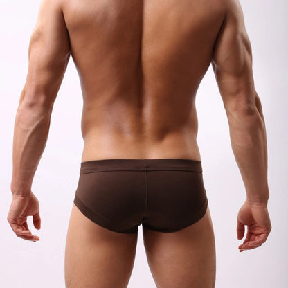 Mens Sexy Modal Underwear Briefs Men Low Rise U convex Pouch Brief Underpants Men Breathable Briefs