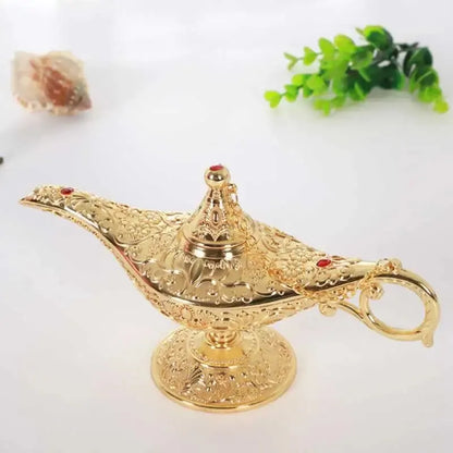 Aladdin Lamp Decorative Ornament Large European Retro Home Decoration Metal Decoration Crafts Holiday Gift