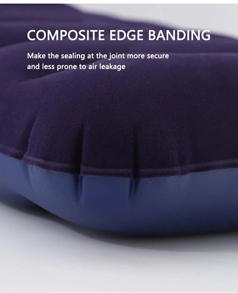 Camping Pillow Travel Inflatable Pillow Air Cushion Pillows Outdoor Climbing Hiking Sleep Cushion Square Lnflatable Pillows