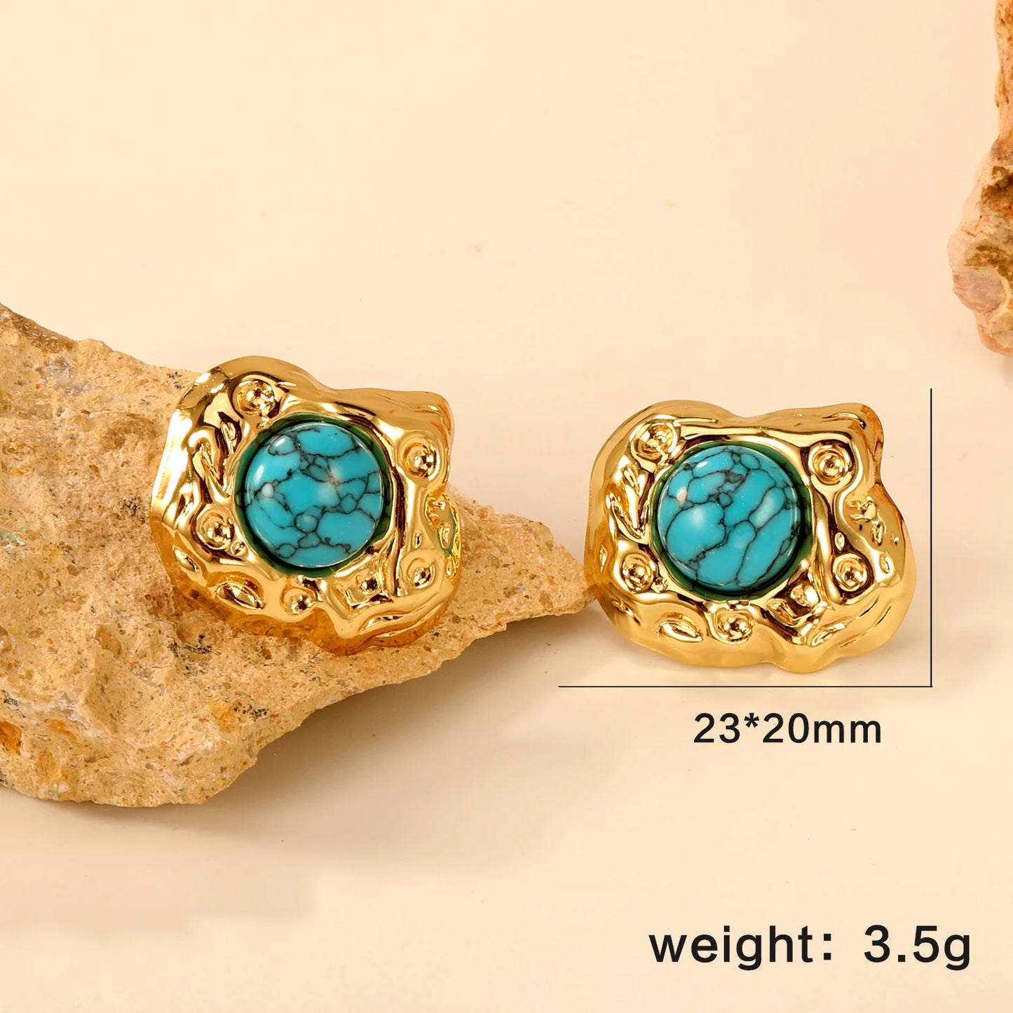 LUXUSTEEL Irregular Vitality Earrings Butterfly Women Stud Earrings Round Stainless Steel Female Ear ring Elegant Jewelry Gift