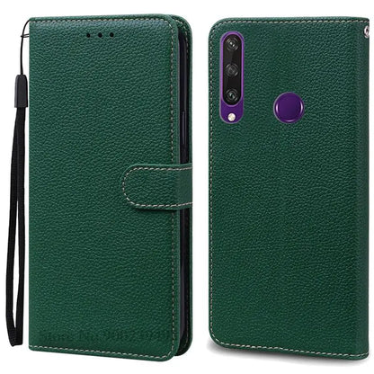 For Huawei Y6P Case Leather Wallet Flip Case For Huawei Y6p Case MED-LX9N Soft Full Cover Coque Fundas for Huawei Y6P Case