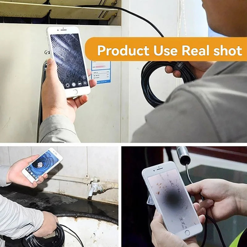Megapixel 5.5/8MM HD Android Endoscope Type-C Endoscope Inspection Camera IP67 Waterproof for Smart Android Phones