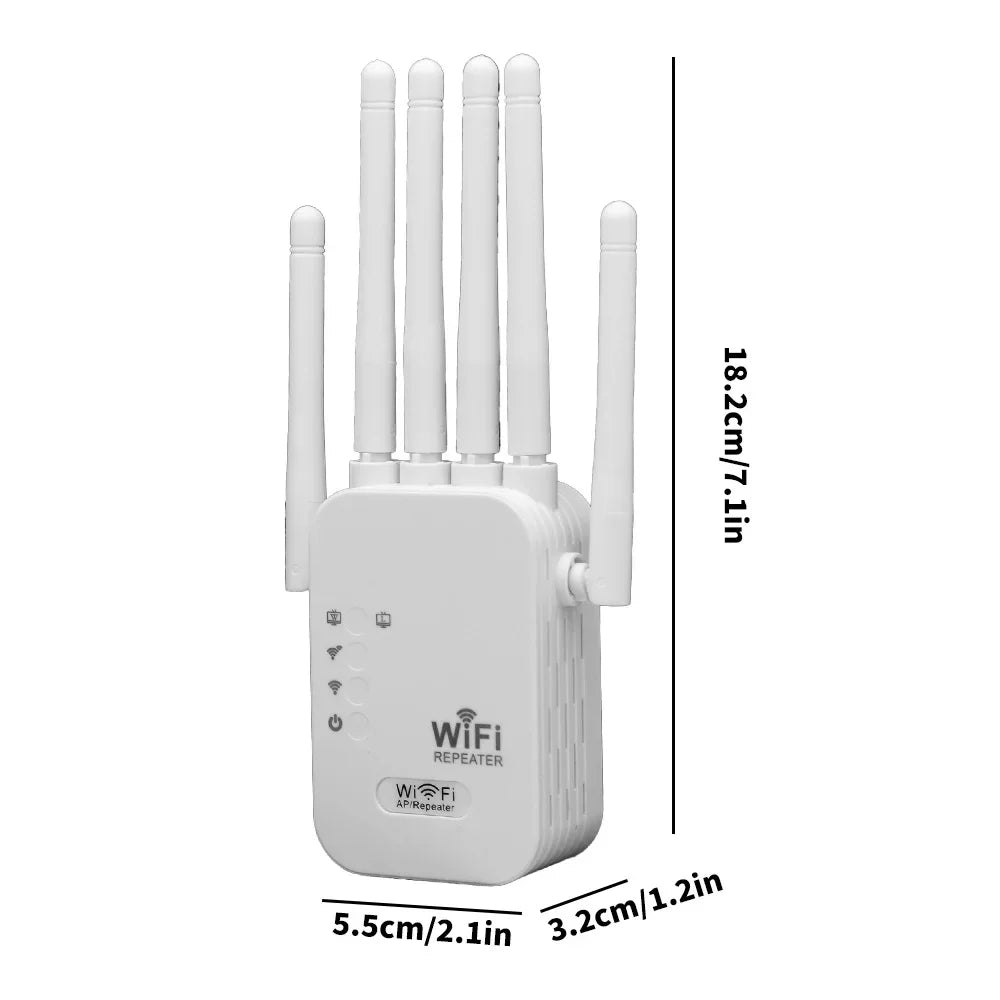 Xiaomi 1200Mbps Wifi Amplifier Dual band 2.4G 5G Repeater Network Expander Range Extender Signal Booster Wireless Wi-Fi Router