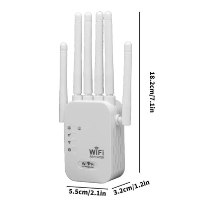 Xiaomi 1200Mbps Wifi Amplifier Dual band 2.4G 5G Repeater Network Expander Range Extender Signal Booster Wireless Wi-Fi Router