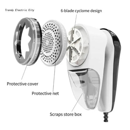 R9CD Lint Remover Clothes Fuzz Pellet Trimmer Machine Portable Charge Fabric Shaver Remover for Clothes Spools Removal