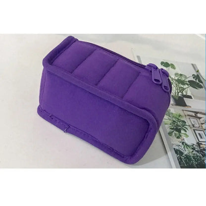 8-Grid Essential Oils Carry Case Moisture-proof Shockproof Cosmetic Organizer Box Handle Convenient Essential Oils Container