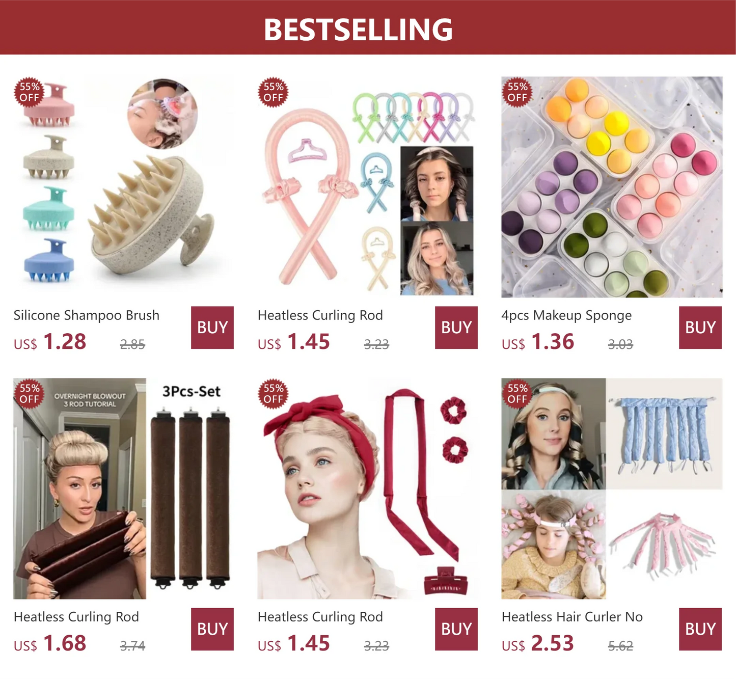 Heatless Hair Curler No Heat Hair Rollers Lazy Curling Rod Headband Silk Ribbon Curls Soft Curlers Foam Roller Curly Girl Method