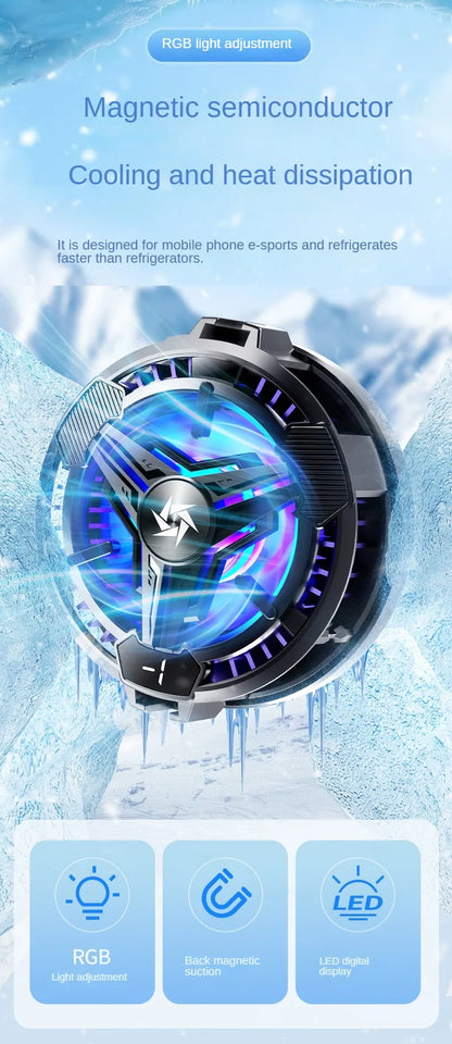 SL10 New Mobile Phone Radiator for Mobile Phone Phablet Fan Semiconductor Mobile Phone Cooler Gaming Cooler Mobile Phone