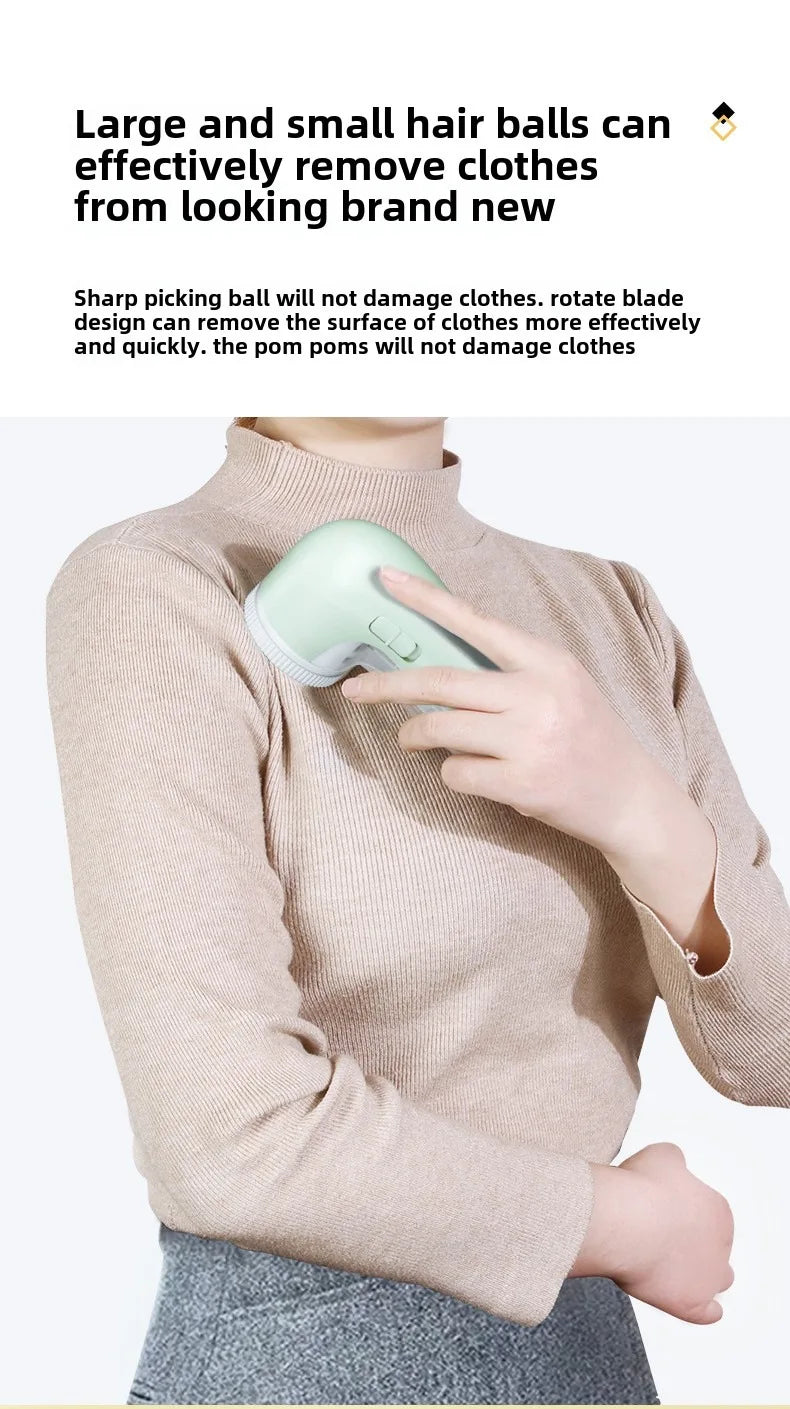 Removes Lint From Clothes Home USB Rechargeable Hair Remover Cleaning Supplies Household Tools Accessories Merchandises Garden