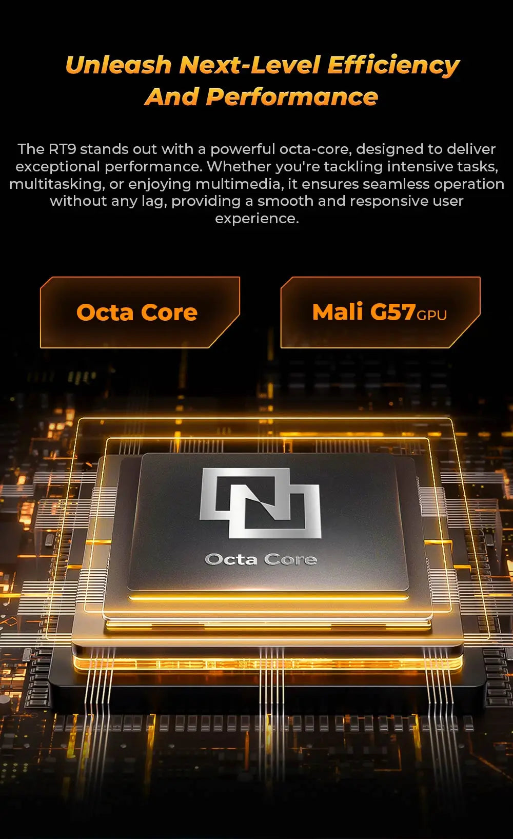 Oukitel RT9 Rugged TabletRugged Tablet 10.1" HD Display 24GB RAM 256GB Waterproof Tablet 11000mAh Battery Android 14.0 Tablet PC