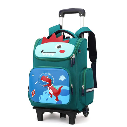Kids Trolley Backpack For Girls Primary School Rolling Backpack for Boys School bag with Wheels School Wheeled Backpack Book Bag