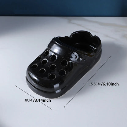 Ceramic Ashtray Ornaments, Crocs Ashtray, Office Home Living Room Decorative Slippers Ashtray